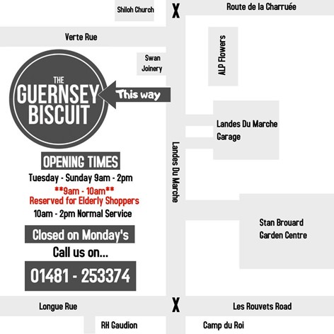 Guernsey Biscuit Location